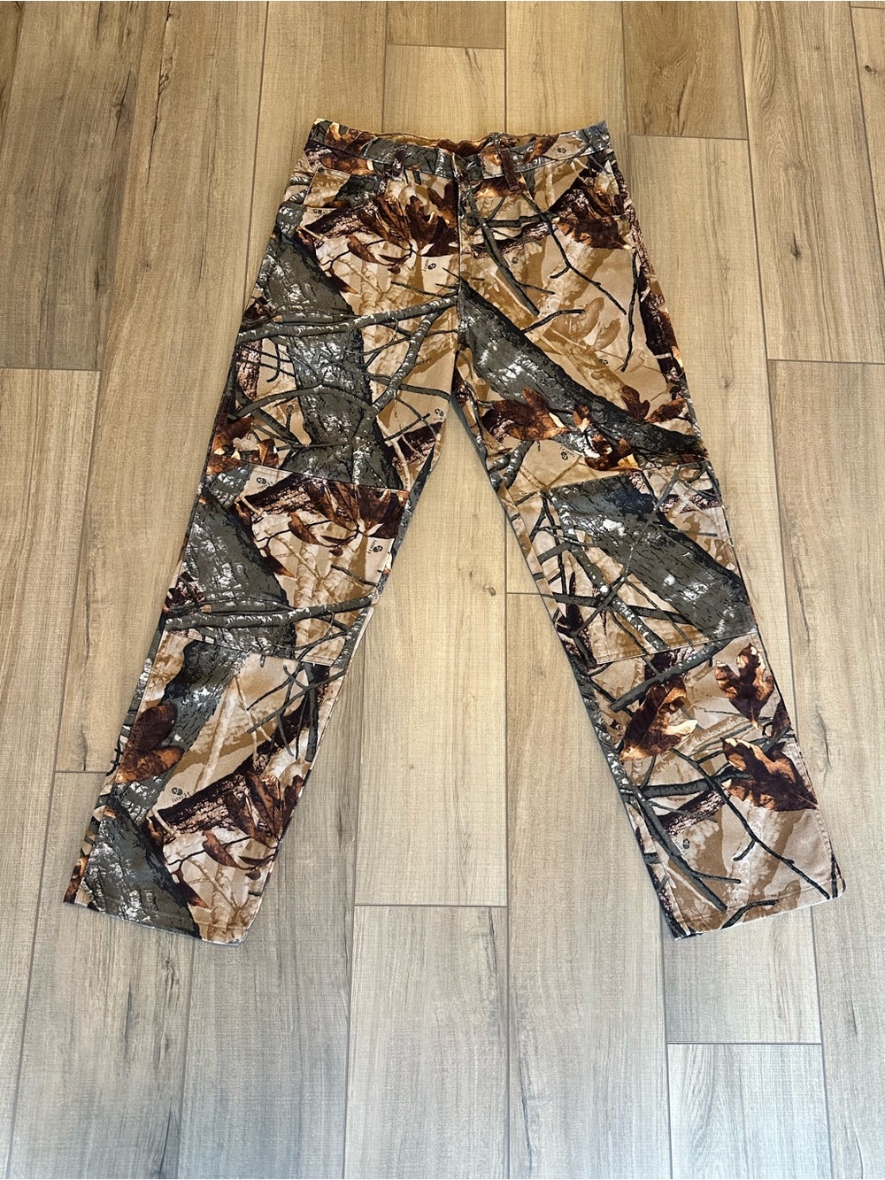 Wrangler Men's Camouflage Straight Jeans - Brown & Tan